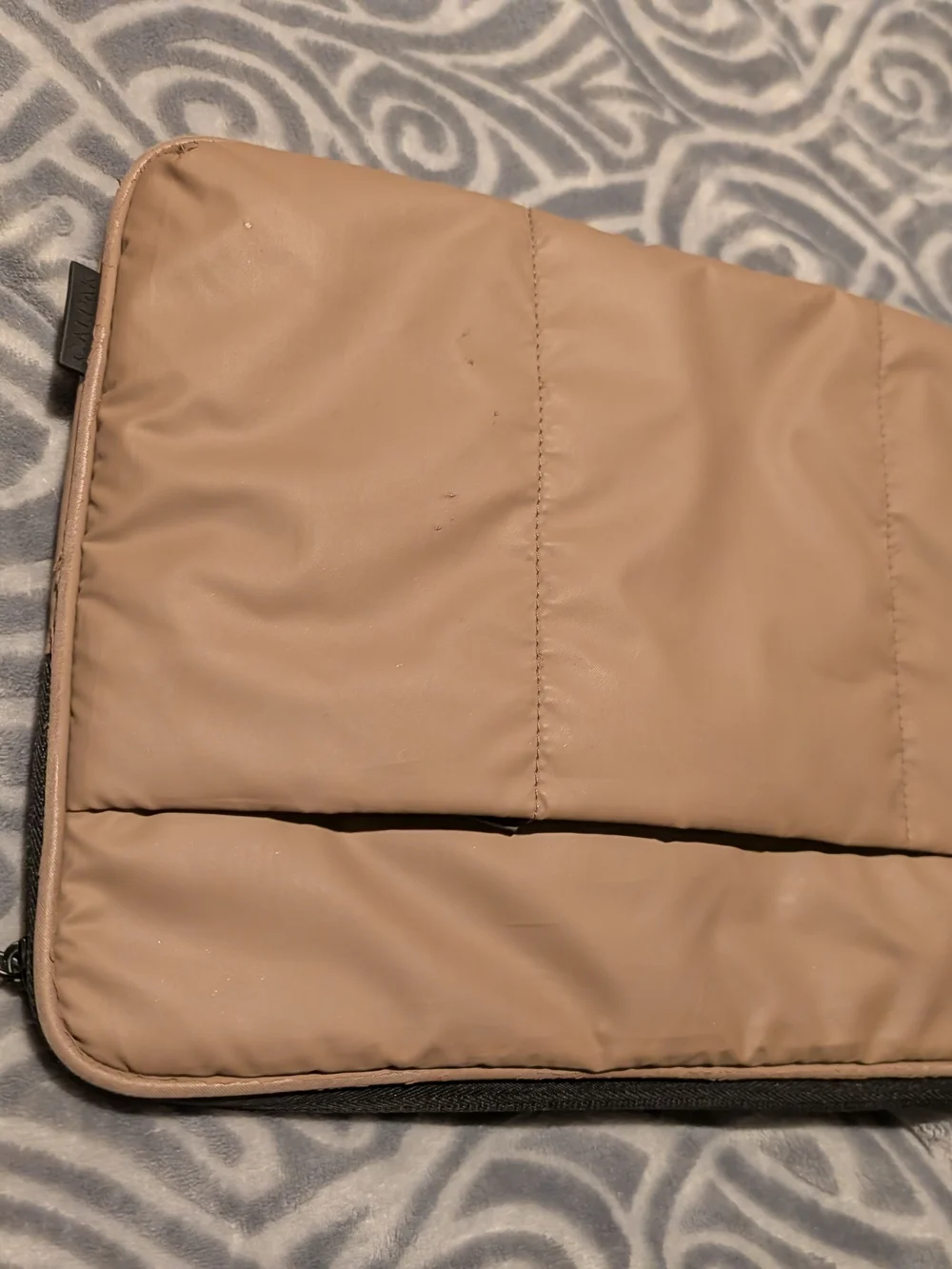 Calpak Beige/Tan Laptop Sleeve